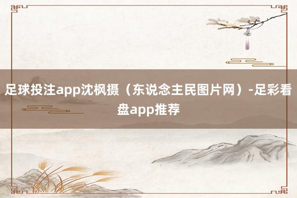 足球投注app沈枫摄（东说念主民图片网）-足彩看盘app推荐